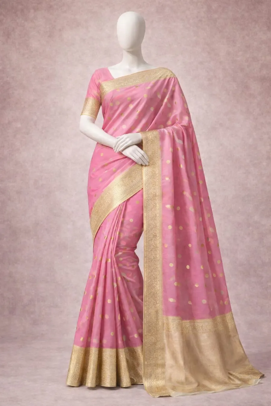  Royal Zari Weave Organza Saree